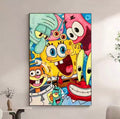 Beginner-Friendly SpongeBob Pattern Cross Stitch Kit
