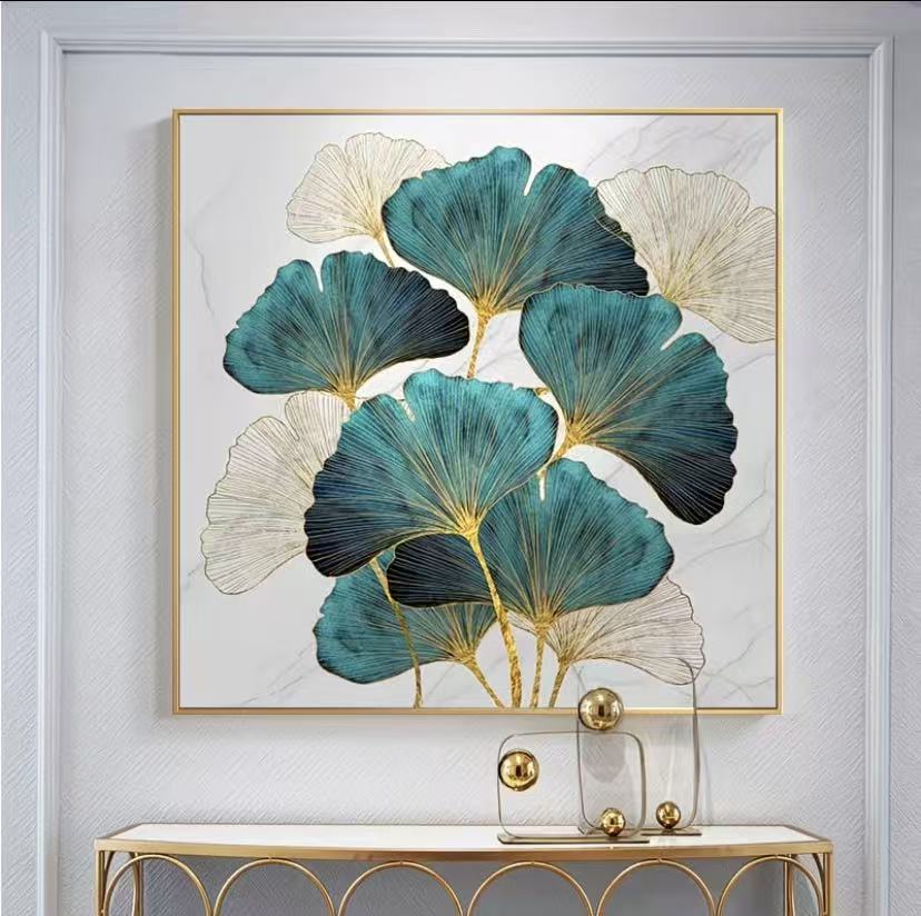 Ginkgo Floral Cross Stitch Kit