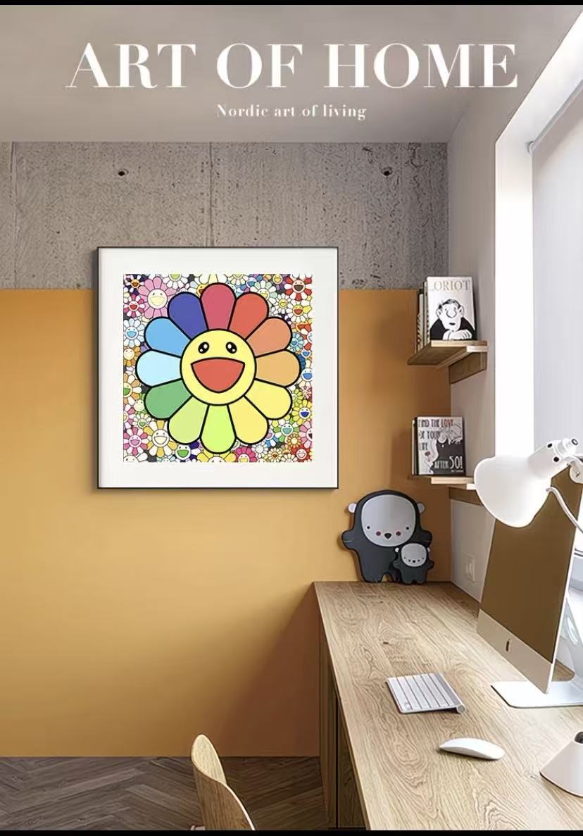 DIY Sunflower Cross Stitch Kit for Living Room Wall Decor