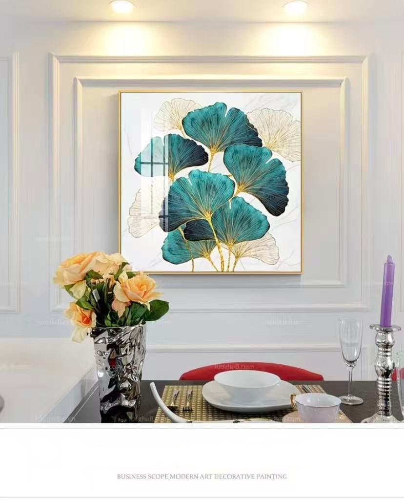 Ginkgo Floral Cross Stitch Kit