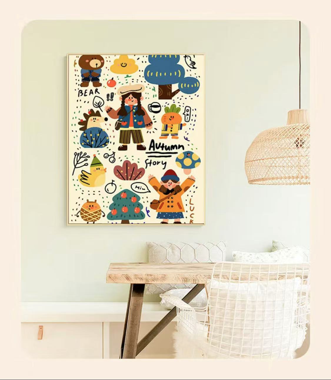 Dopamine Graffiti Girl Cross Stitch Pattern – Colorful & Easy DIY  Kit for Beginners