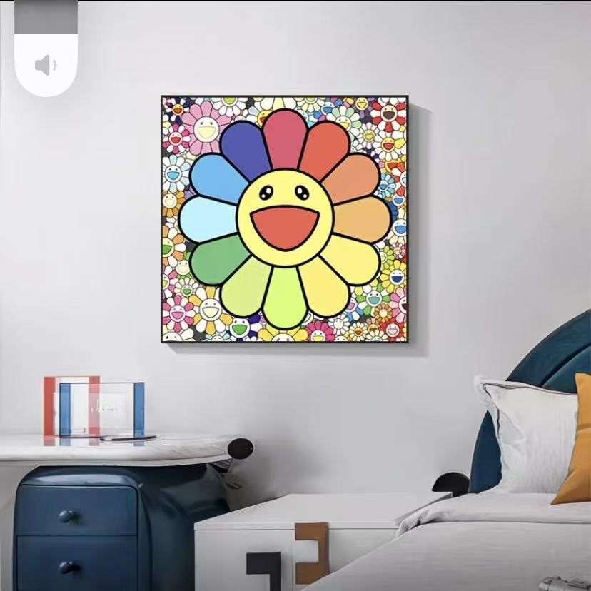 DIY Sunflower Cross Stitch Kit for Living Room Wall Decor