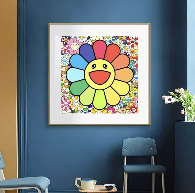 DIY Sunflower Cross Stitch Kit for Living Room Wall Decor