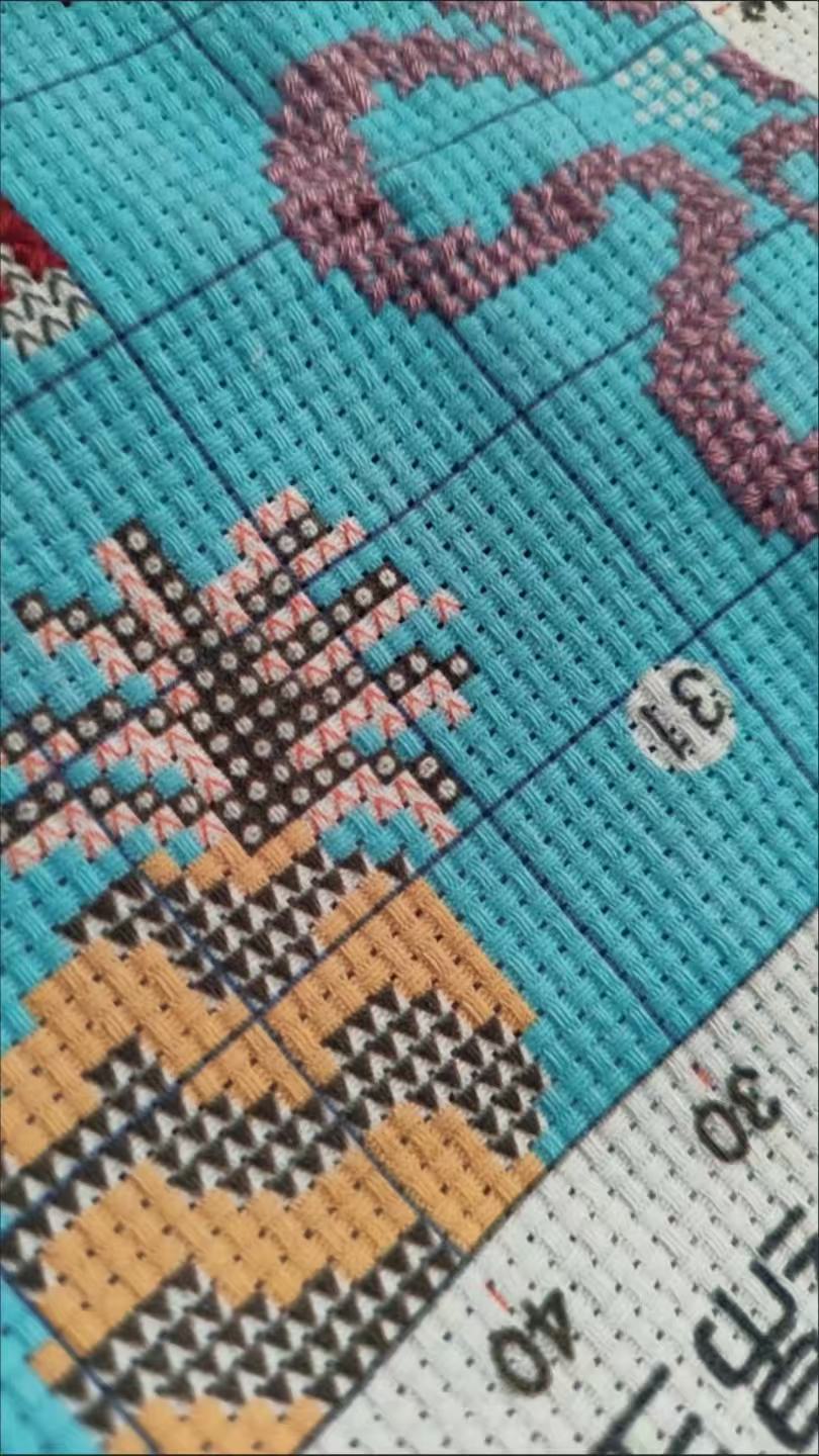 SpongeBob SquarePants & Patrick Star Cross Stitch Kit Cartoon Pattern for Living Room & Kids Bedroom Easy Printed Design for Beginners